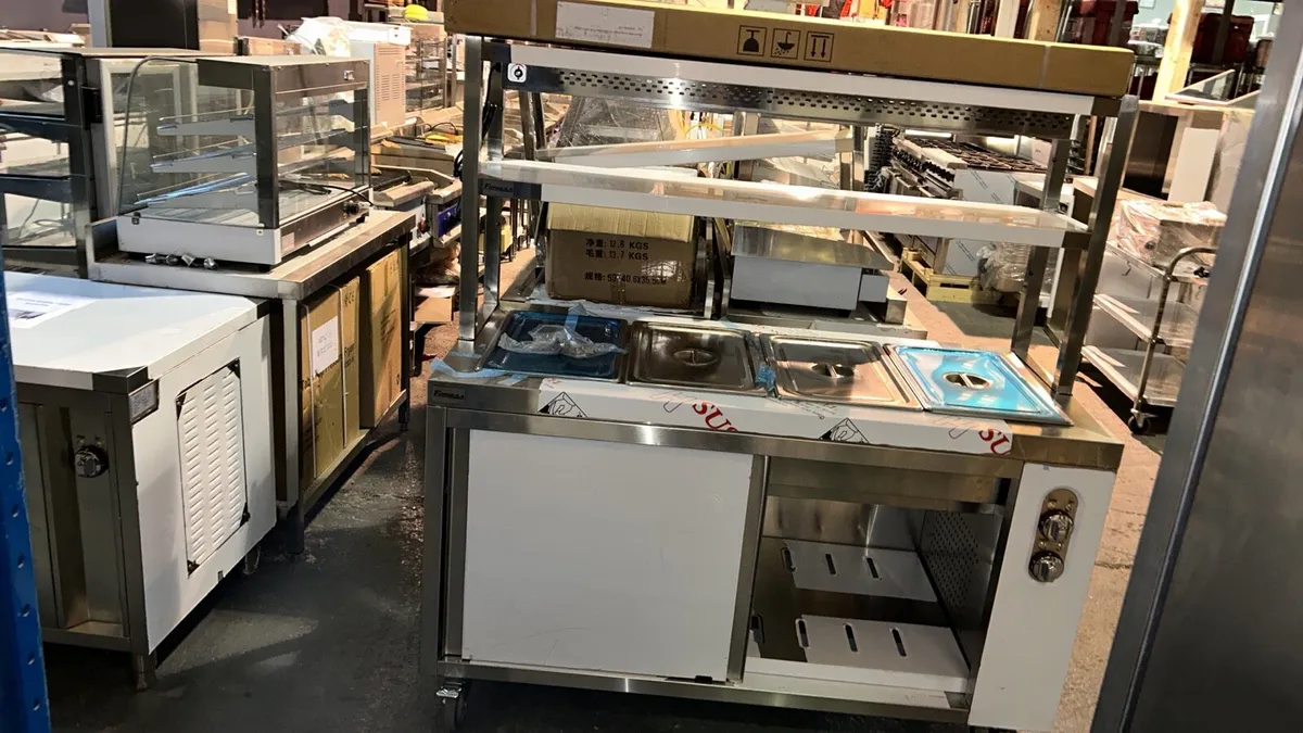 new 4+ 5 well Bain Marie with hot pass - Image 2