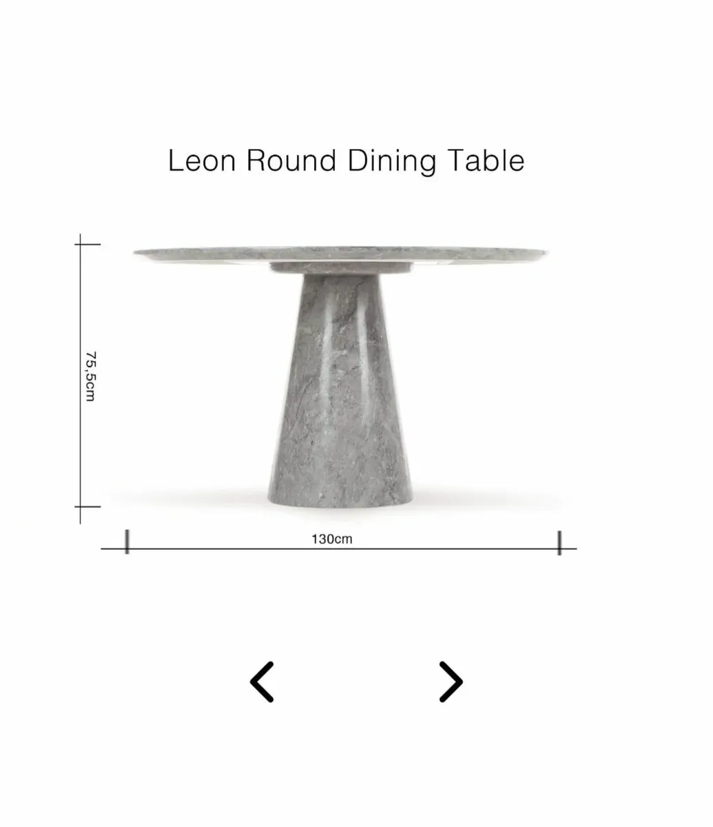 Leon round dining table - Image 3