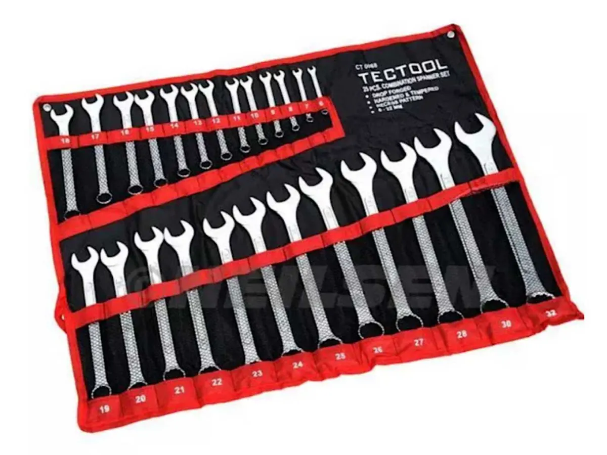 25Pc Combination Spanner Set. - Image 1