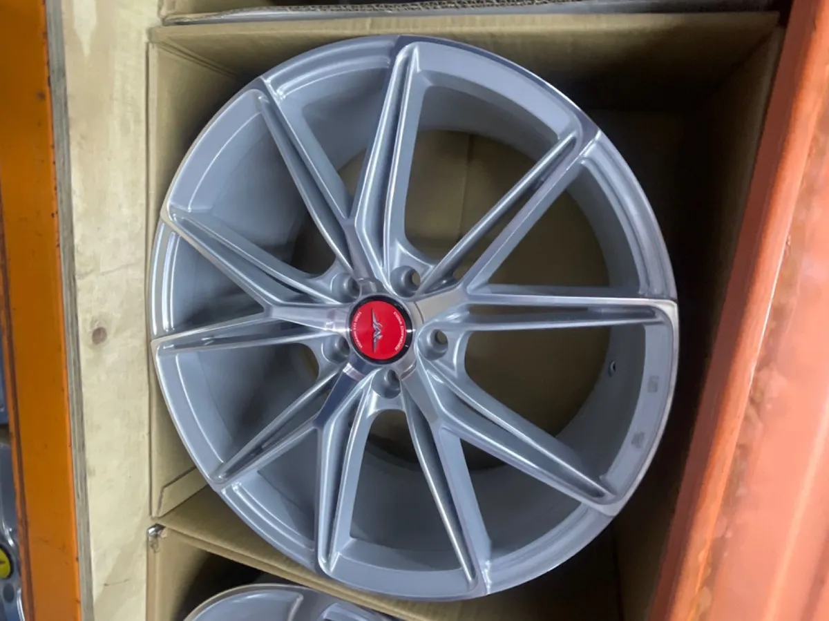 19” 9.5 5x112 veemann rims & tyres