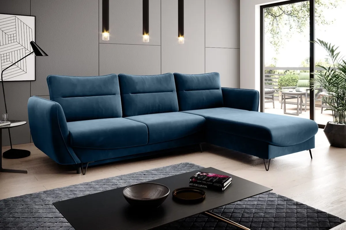L shape couch Corner Sofa Bed SILVA - Image 1