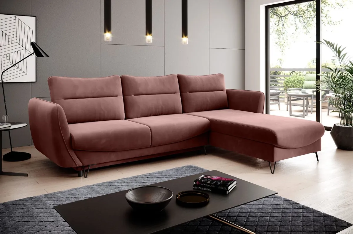 L shape couch Corner Sofa Bed SILVA - Image 3