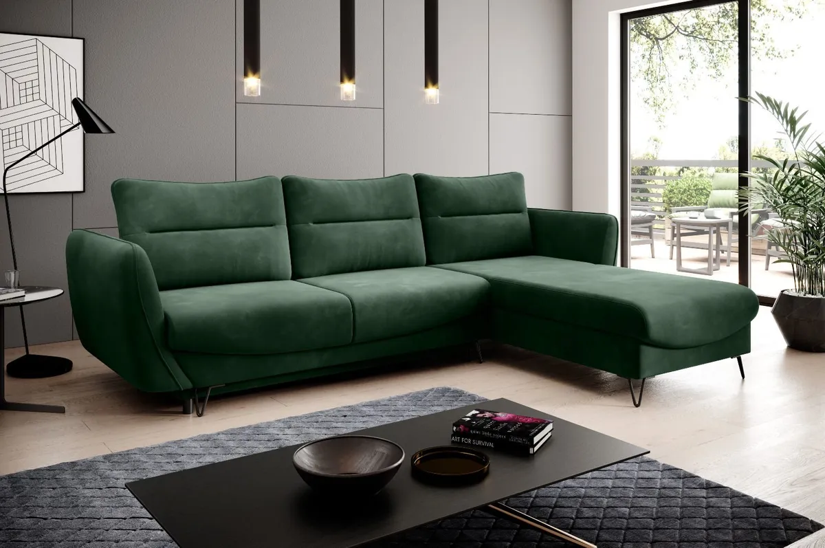 L shape couch Corner Sofa Bed SILVA - Image 4