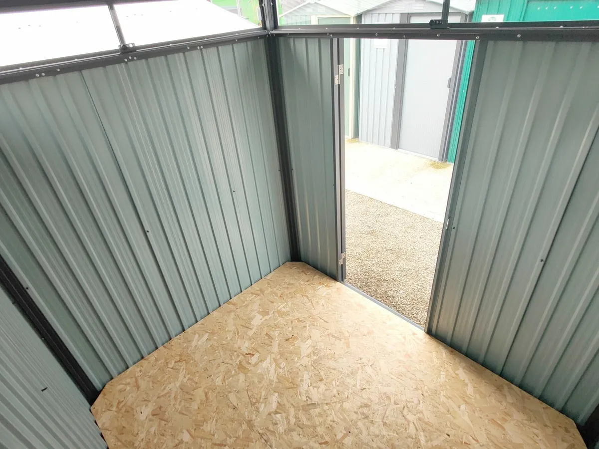 The Panoramic 8ft x 7ft Steel Shed - SHOP SOILED - Image 3