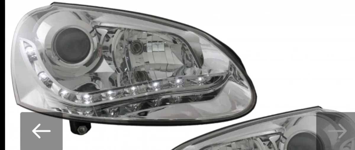 Vw golf / jetta mk5 headlights xenon led upgrade - Image 1