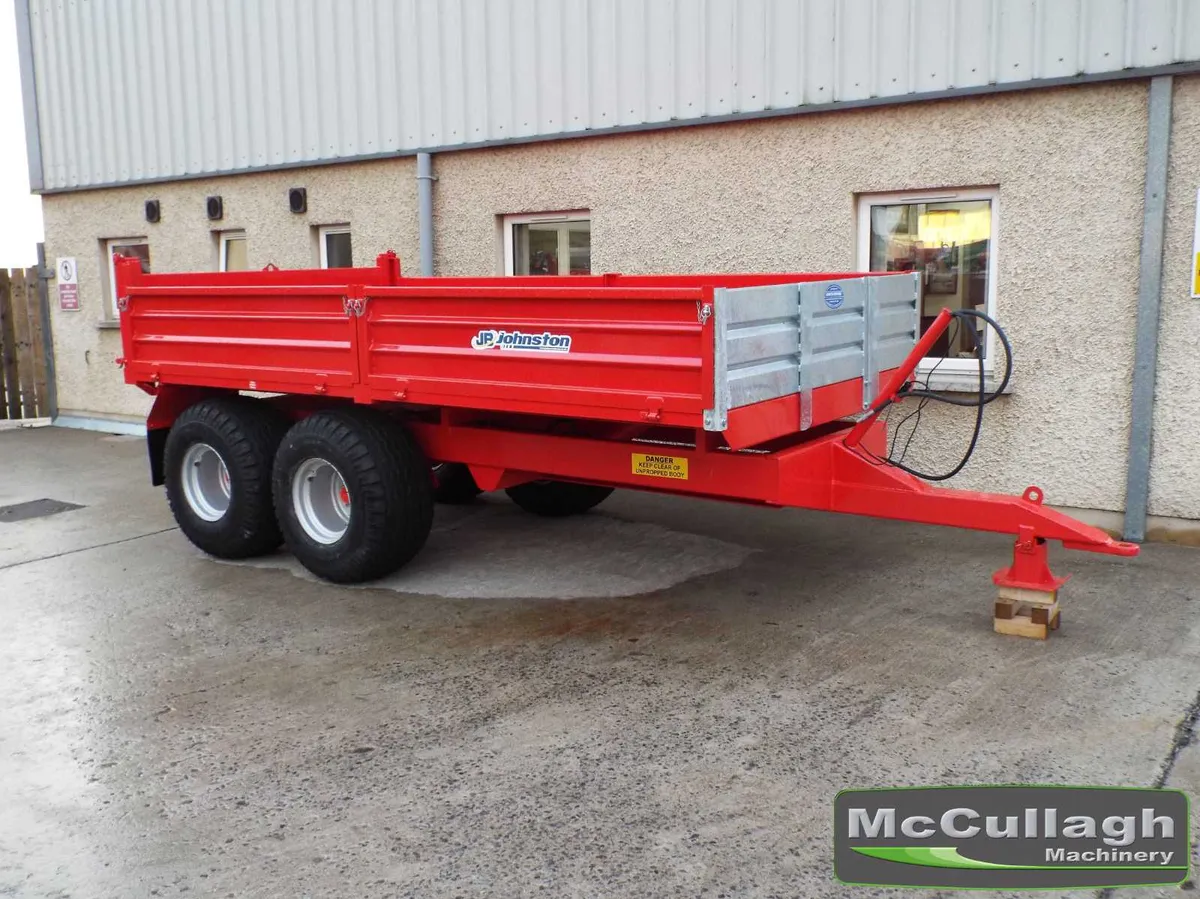 New Johnston 14ft x 7ft6 Tipping Trailer - Image 1