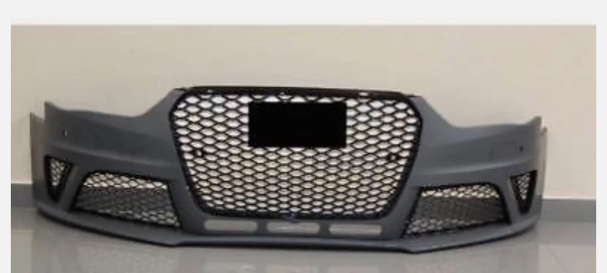 Upgrade your a4 front bumper complete with grills