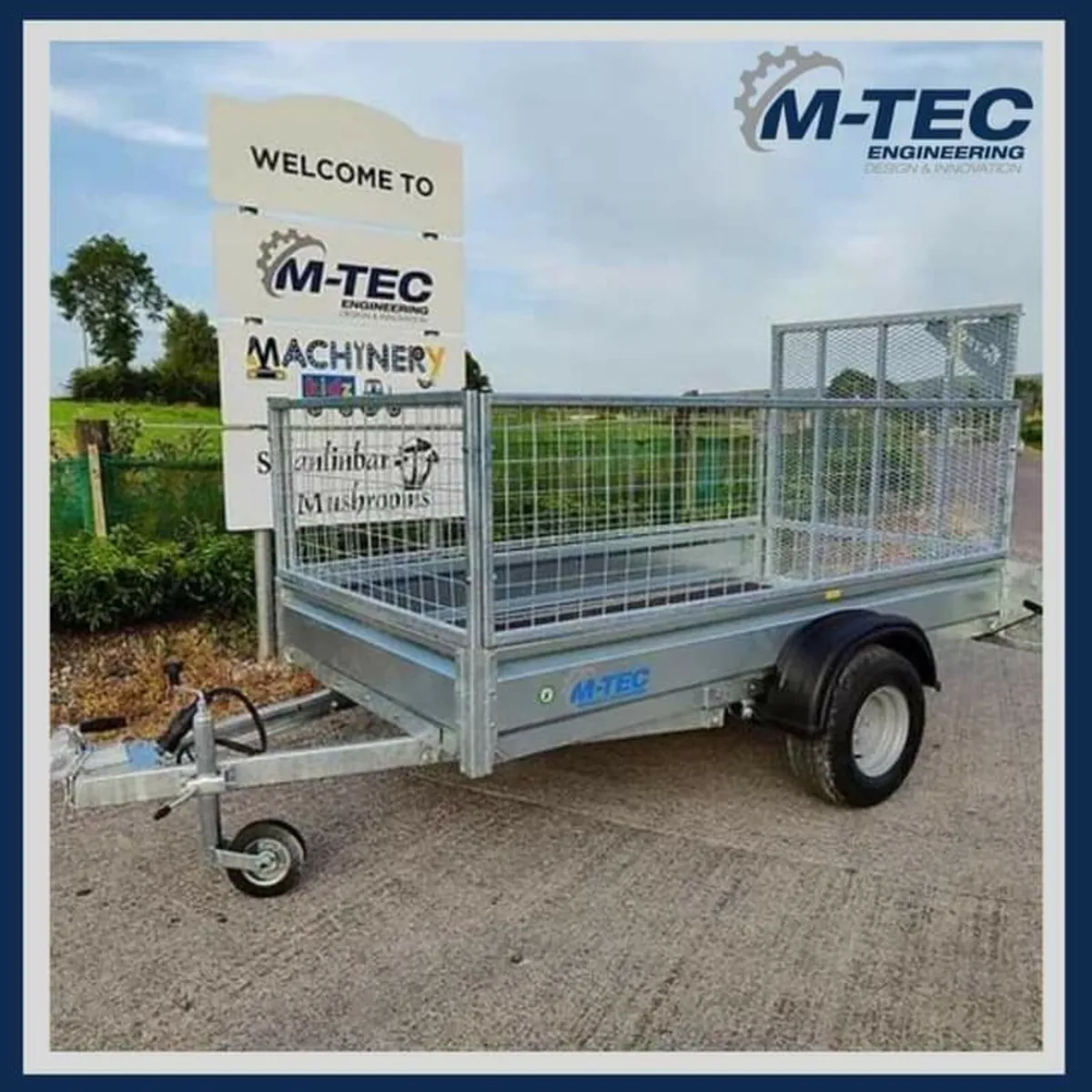 8 x 4ft Single Axle Trailer - Image 2