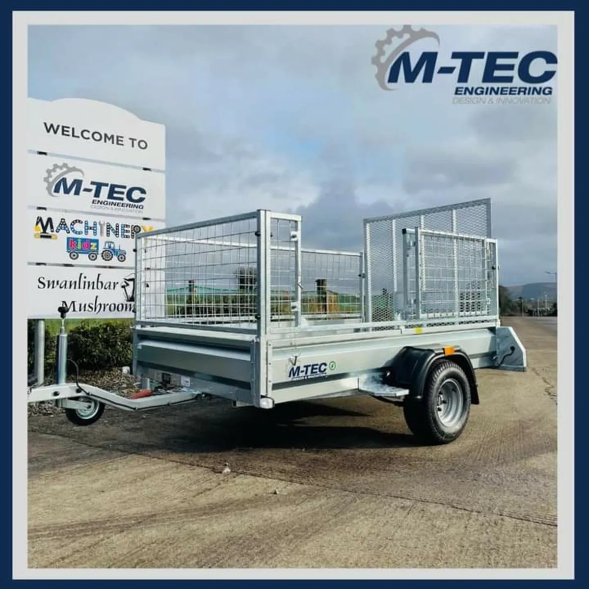 8 x 4ft Single Axle Trailer - Image 3