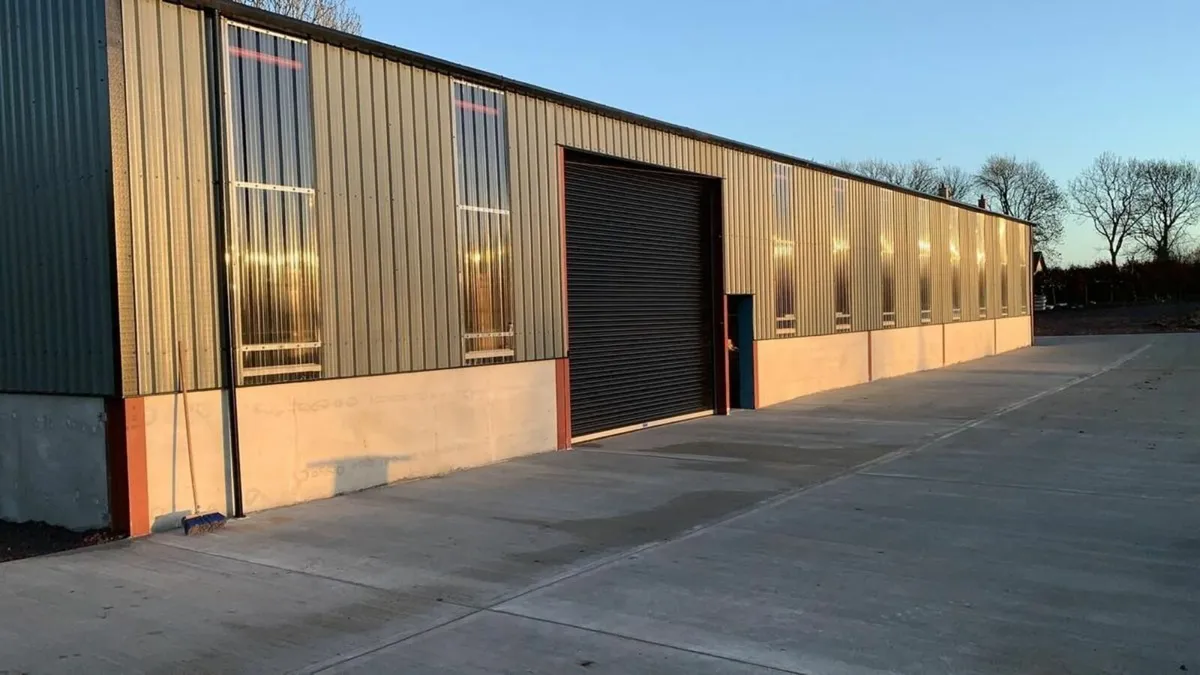 New 120ft x 60ft x 16ft shed - Image 2