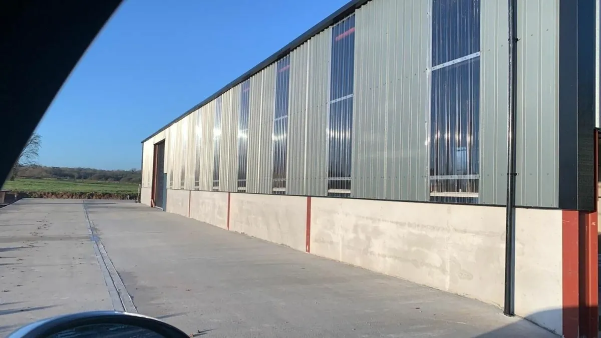 New 120ft x 60ft x 16ft shed - Image 1