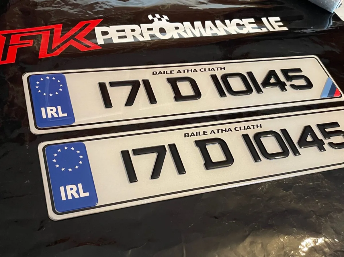 Ultimate gel German jap number plates - Image 1