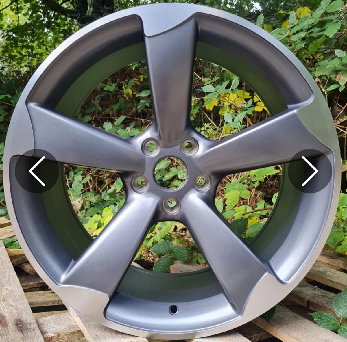 19” ttrs big concave new with tyres 5x112