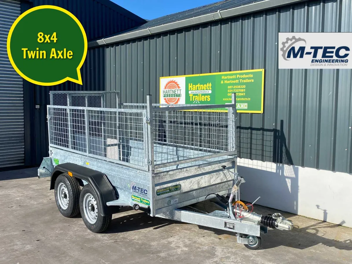 New M-TEC 8x4 Twin Axle Trailers for Sale - Image 4