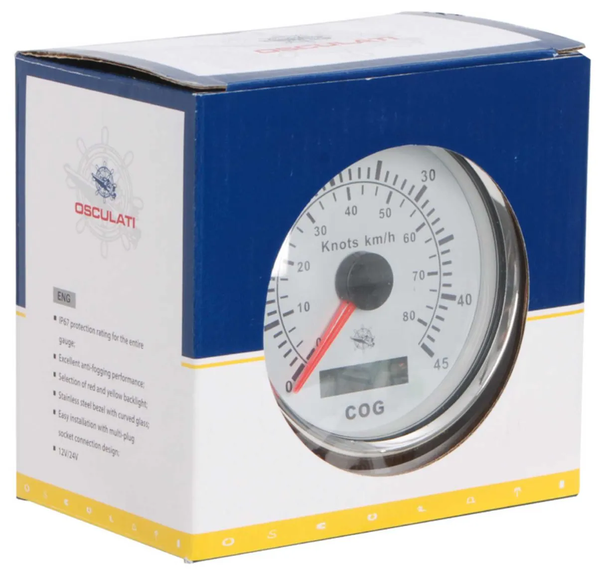 Speedometer w/GPS compass white/glossy - Image 3
