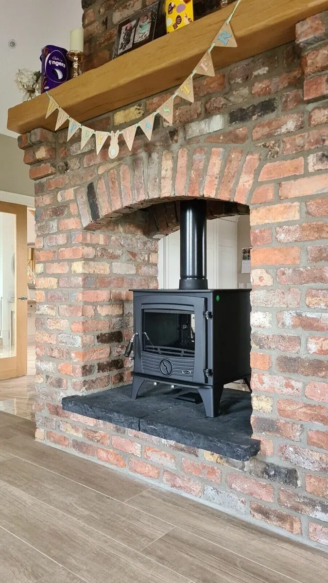 HENLEY DRUID 14 DOUBLE SIDED MULTI FUEL STOVE - Image 1