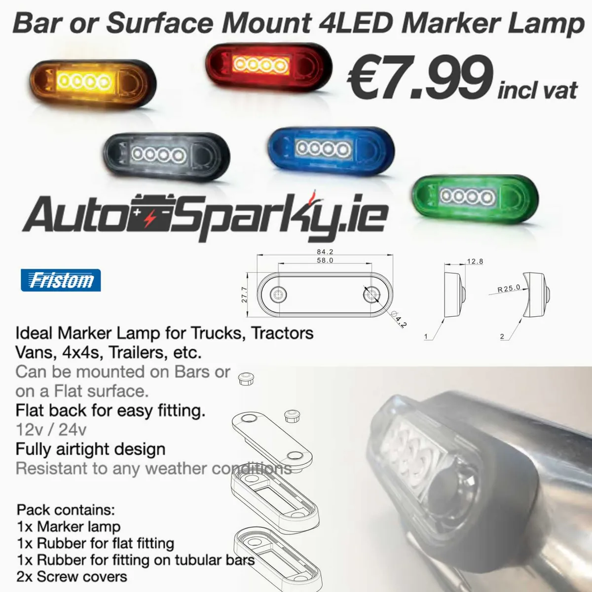 Bar or Surface Marker Lights only €7.99 incl Vat - Image 2
