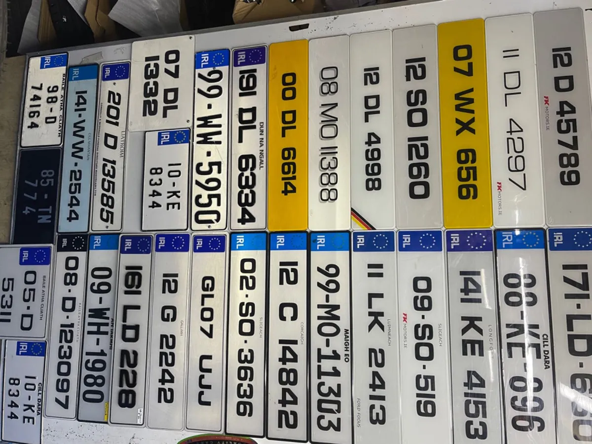Ultimate gel number plates delivered