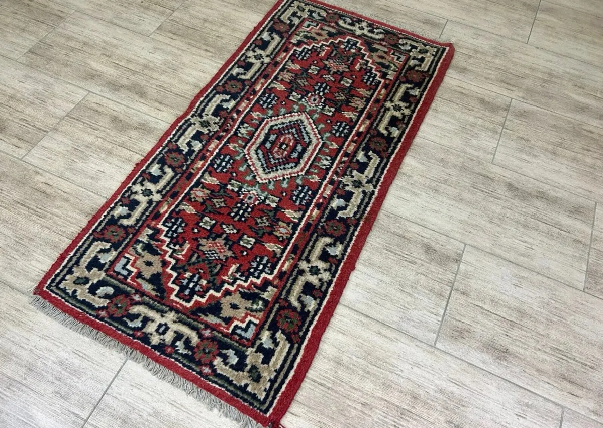 Genuine antique hand knotted P.ersian rug - Image 3