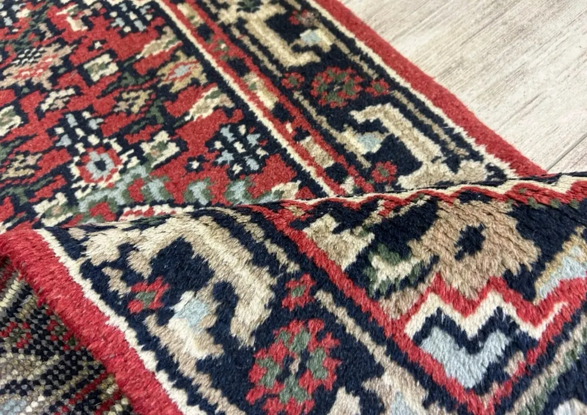 Genuine antique hand knotted P.ersian rug - Image 4