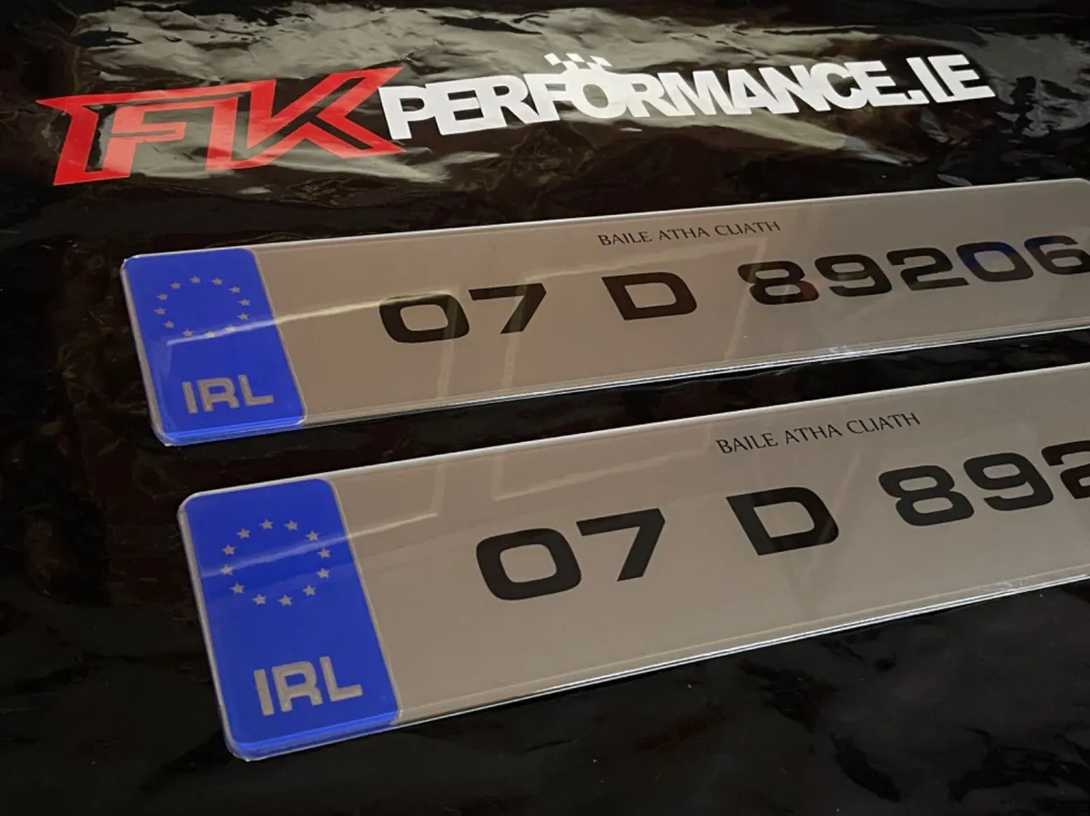 Ultimate tinted number plates delivered - Image 1