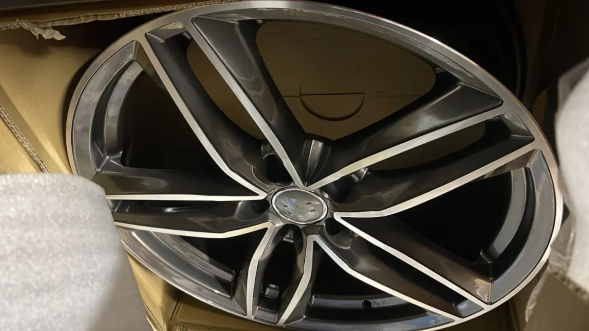 20” Rs6c gunmetal / polished 5x112 & tyres