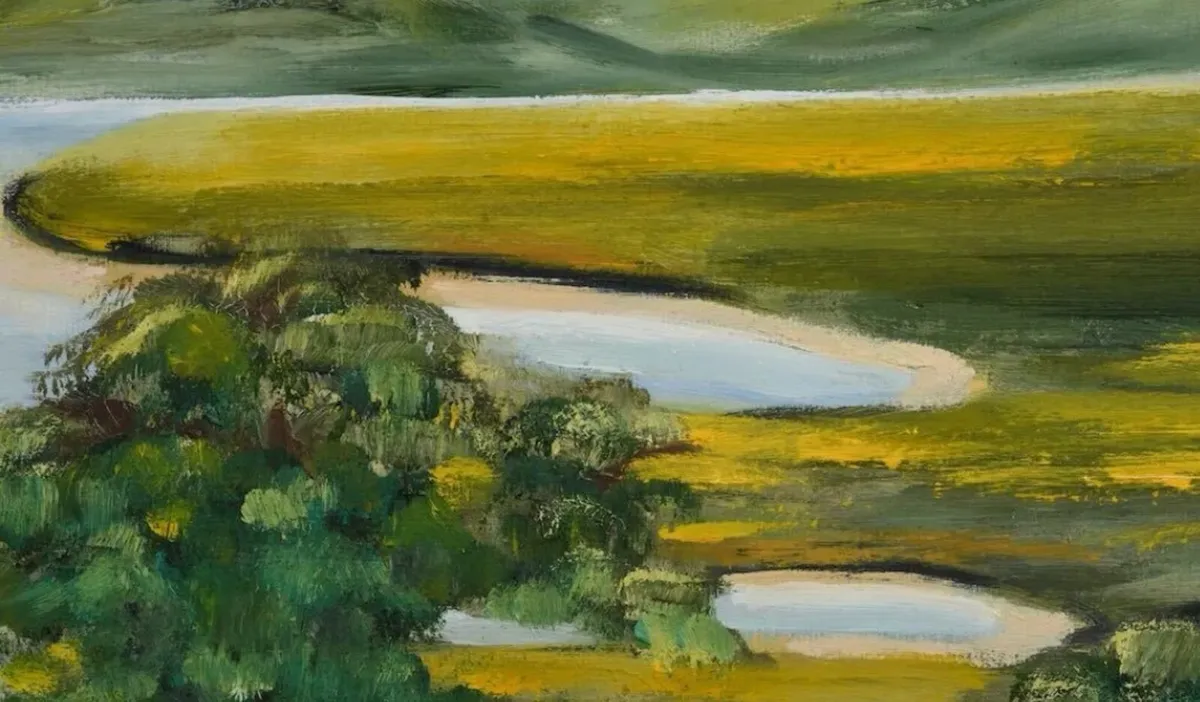 E. Rath oil painting - Image 2