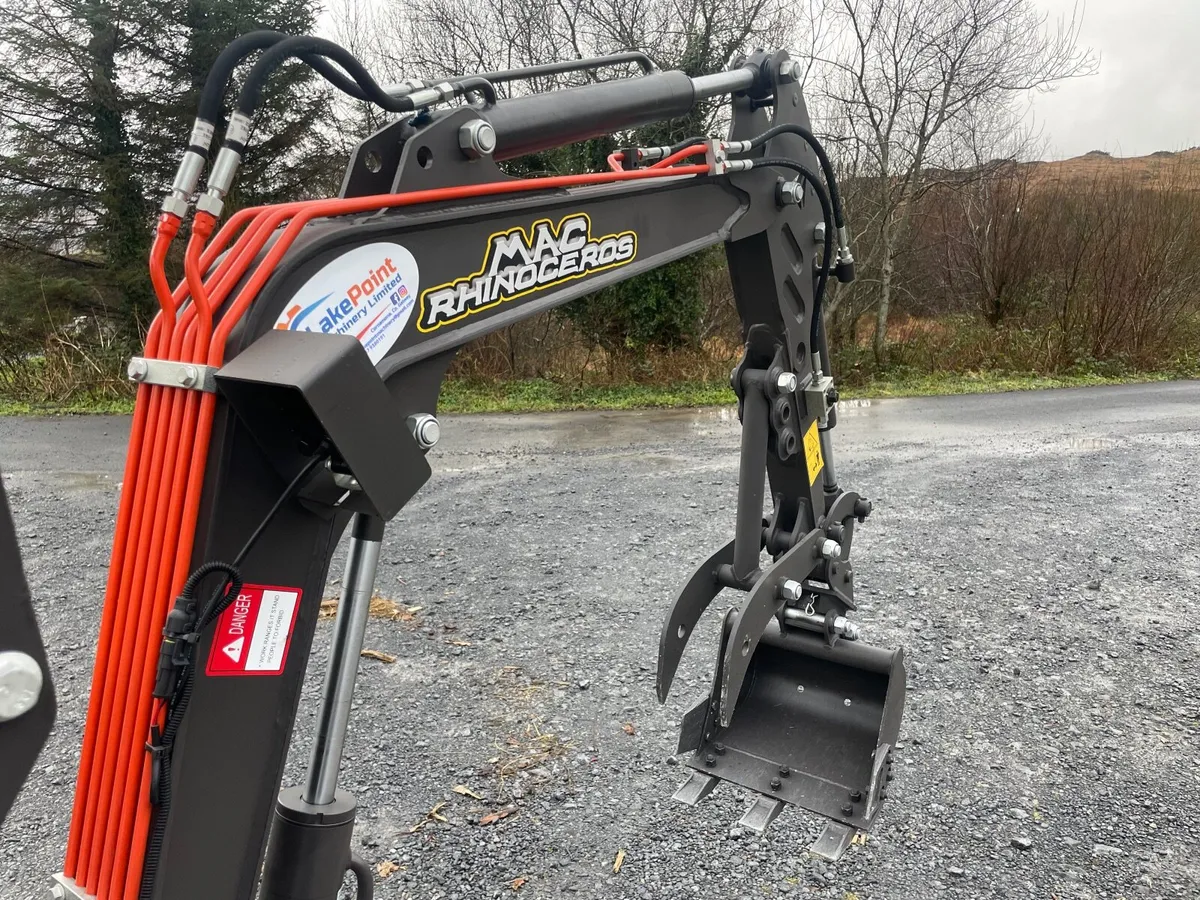 Rhino 1.2 Ton Micro Digger Kubota. - Image 4