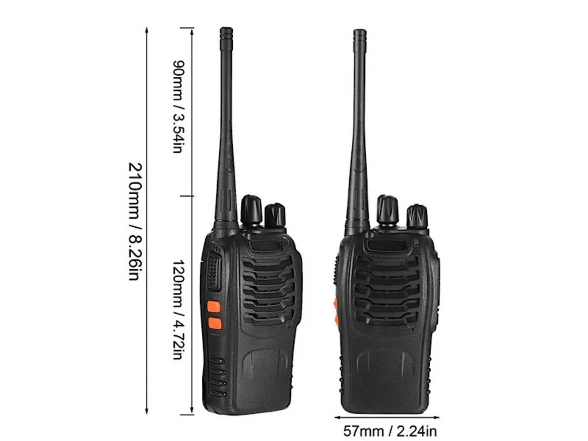 2 Pce 16 Channel Walkie Talkies. - Image 2
