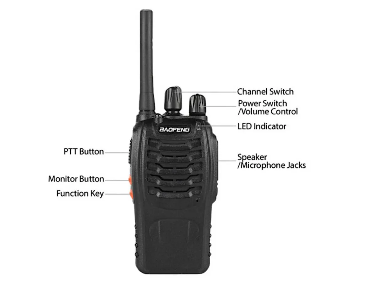 2 Pce 16 Channel Walkie Talkies. - Image 3