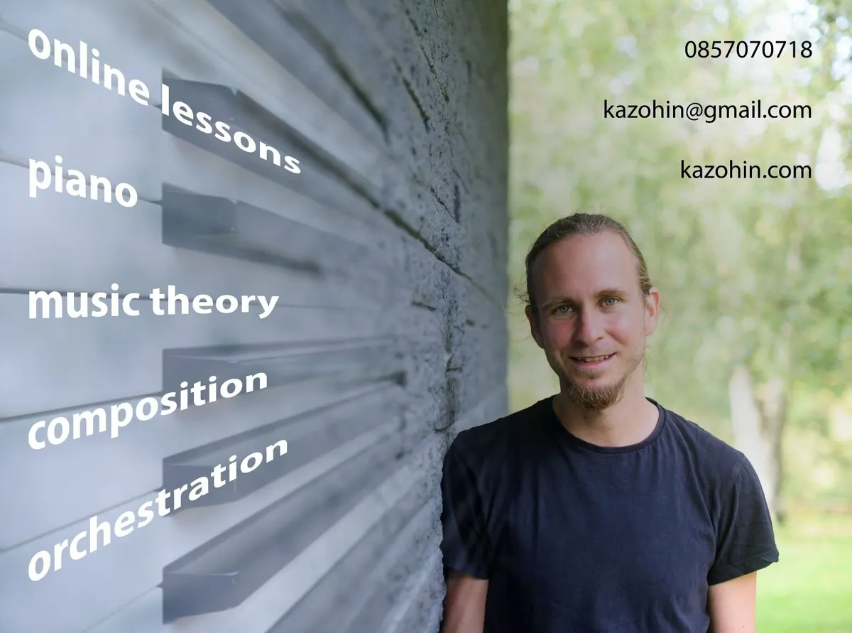 Online Piano, Music theory, Composition lessons - Image 1