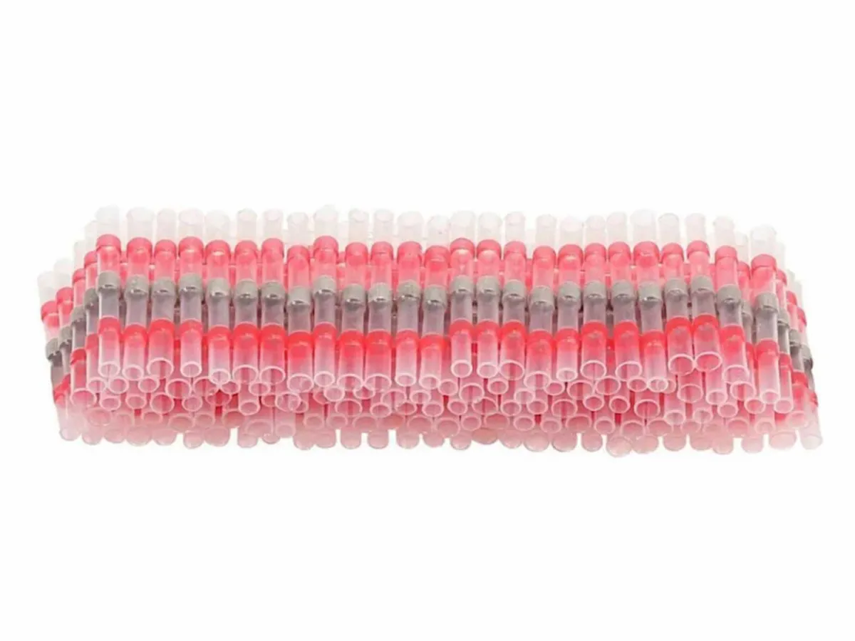 100PK  RED Solder Seal Connectors - Image 2