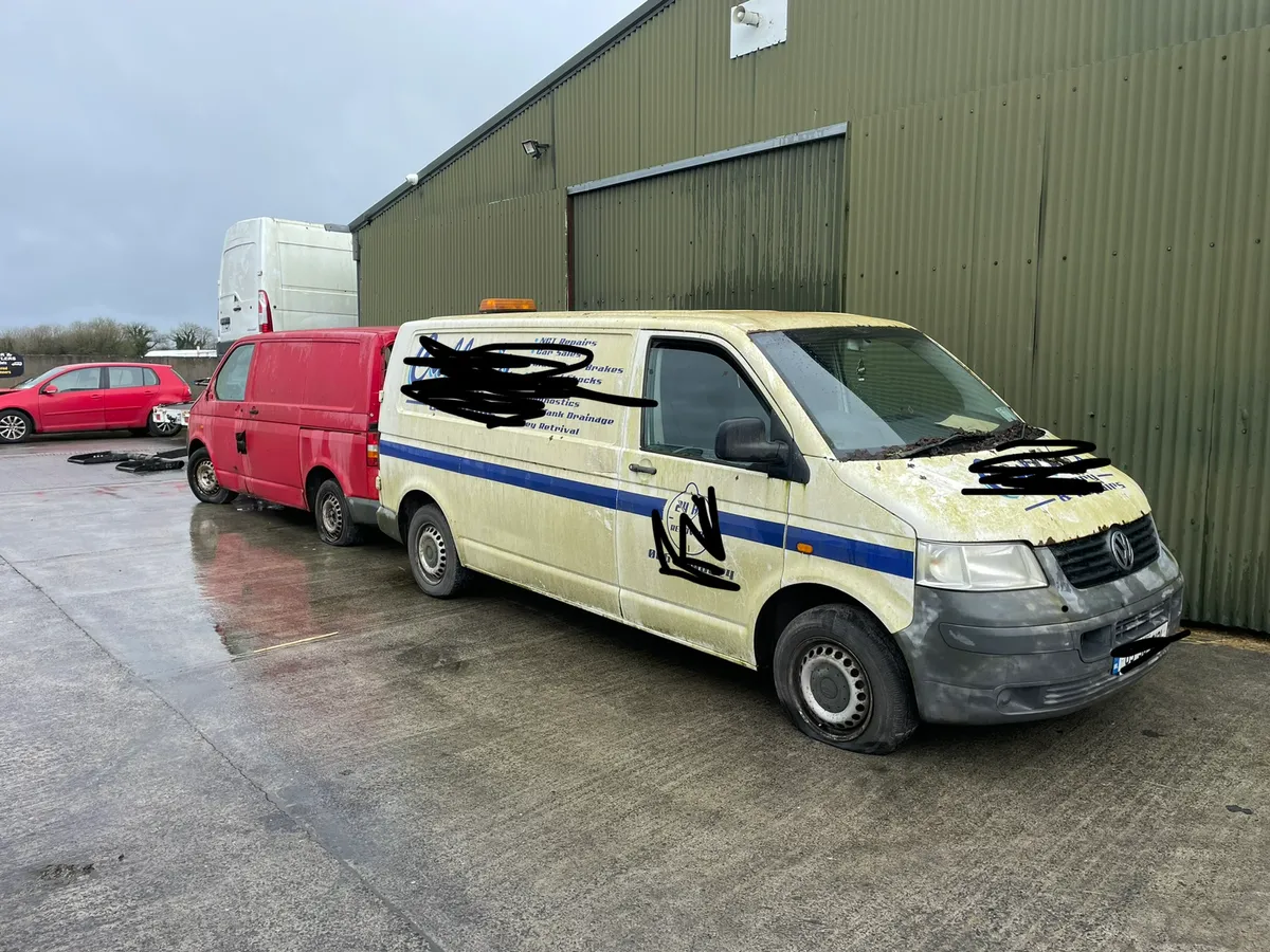 2006 vw transporter 1.9 tdi for dismantling
