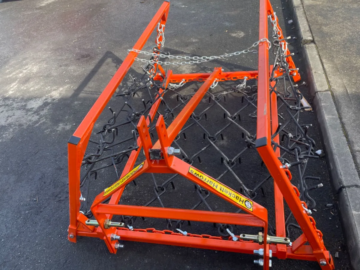 New Hackett Paddock Mounted Chain Harrows - Image 2