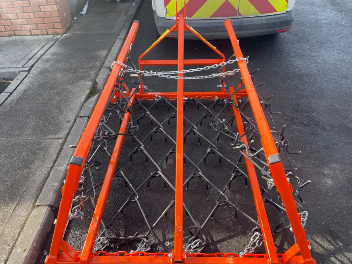 New Hackett Paddock Mounted Chain Harrows - Image 3