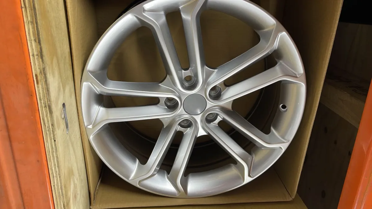 18” ford st silver 5x108 alloys & tyres