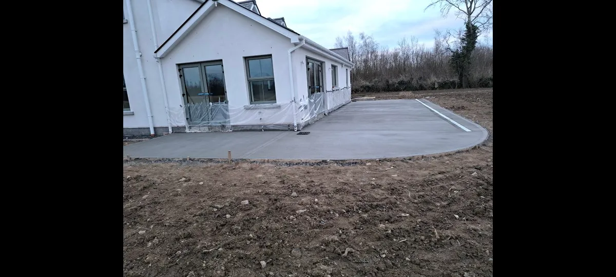 Concrete driveway- floors- yards- footpaths ect, - Image 1
