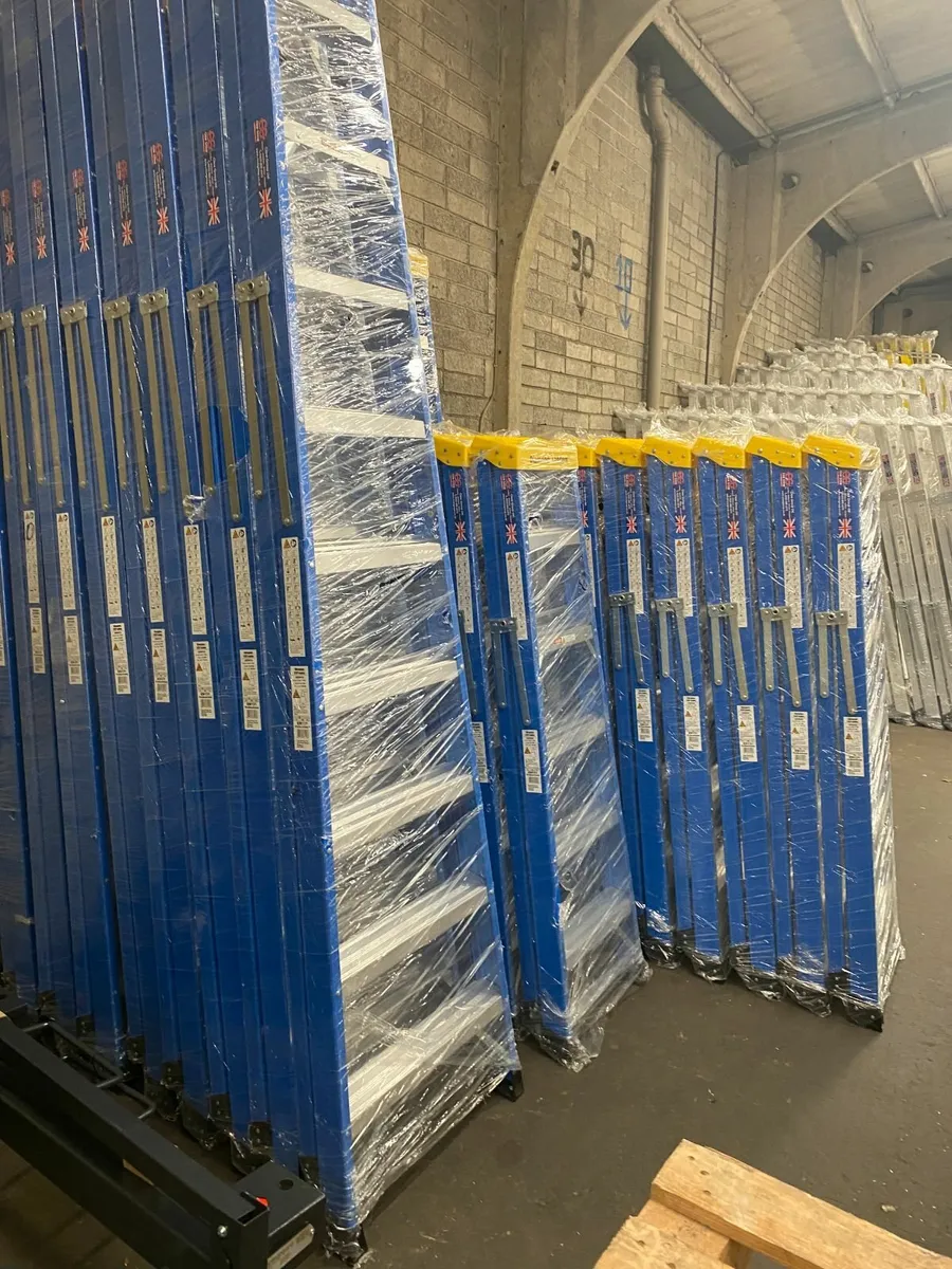 CLOW HOP UP and  A Frame Fibreglass Ladders. - Image 1