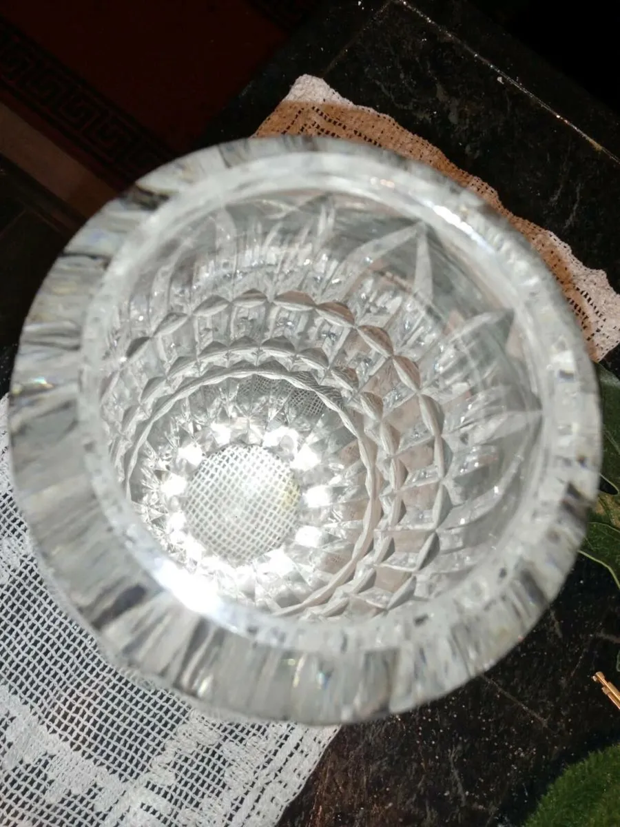 Rare Waterford crystal large vase - Image 3