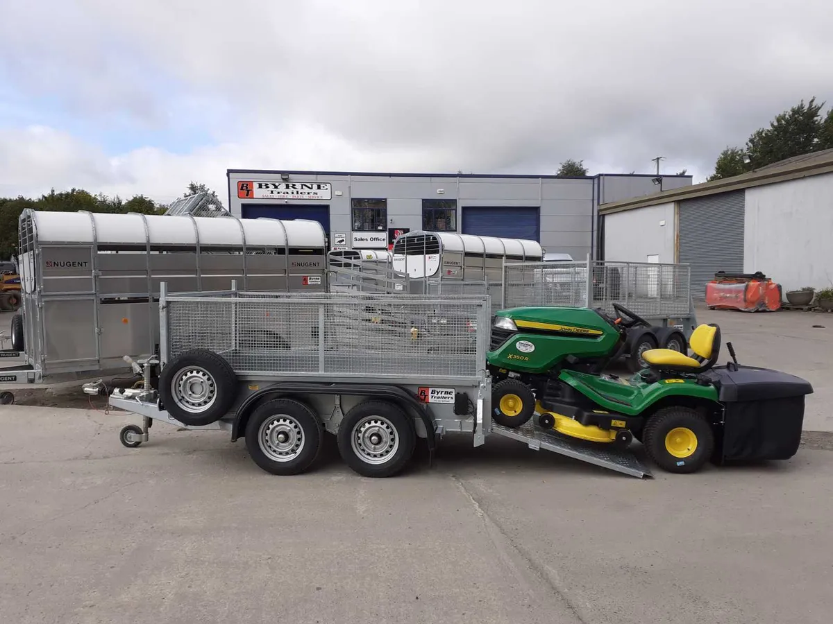In Stock ✅New 8'2" x 4'2" lawnmower trailer - Image 1