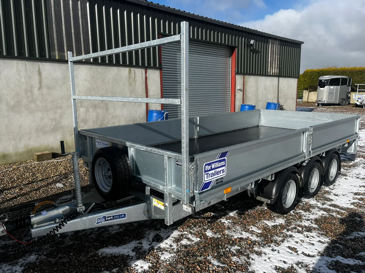 New Ifor Williams 14x6'6 Dropside - Image 1