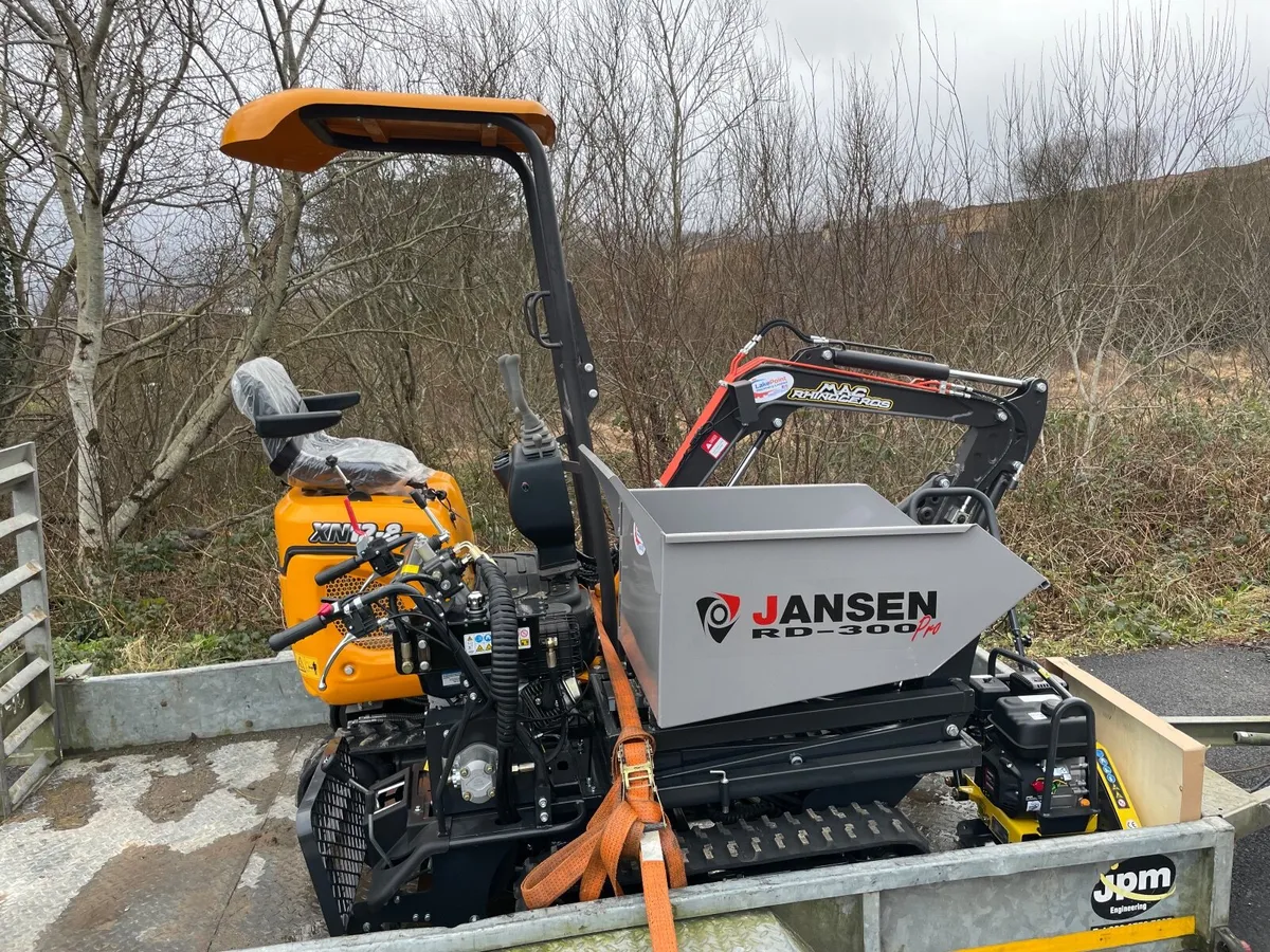 Micro digger Tracked dumper packages. Finance. - Image 4