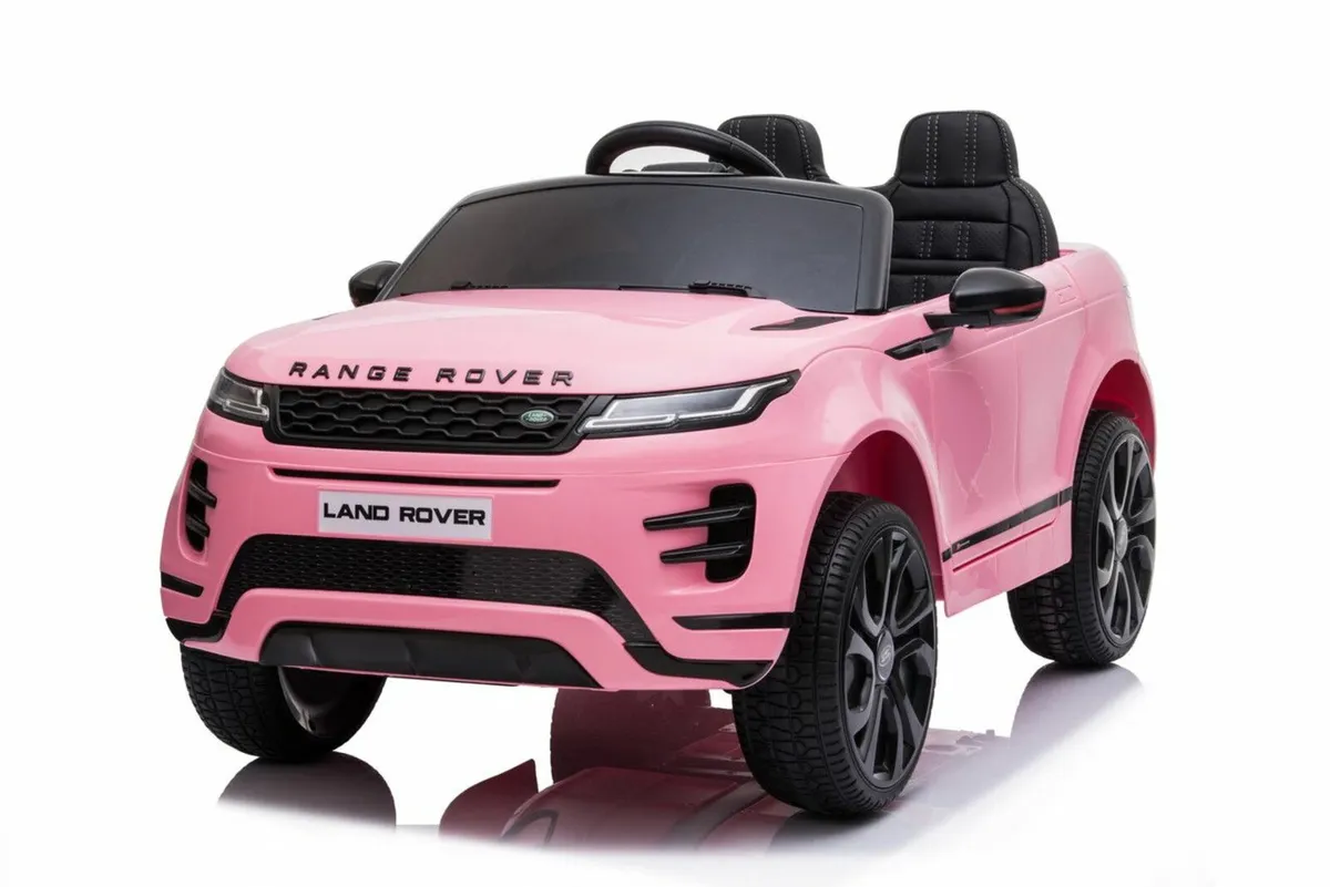 Range Rover Evoque 12V Electric Ride On Jeep Pink - Image 1