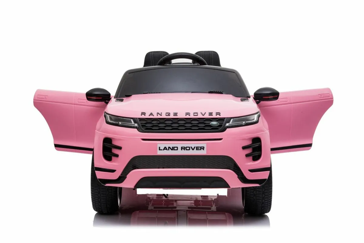 Range Rover Evoque 12V Electric Ride On Jeep Pink - Image 2