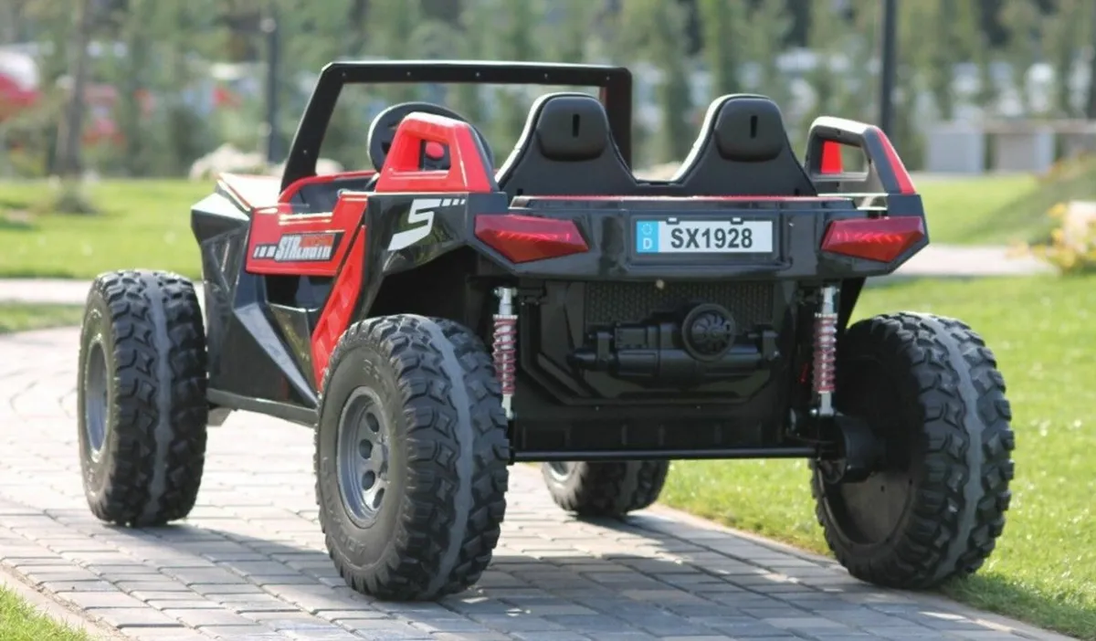 Clash XL 24V Electric Ride On Buggy Red - Image 4