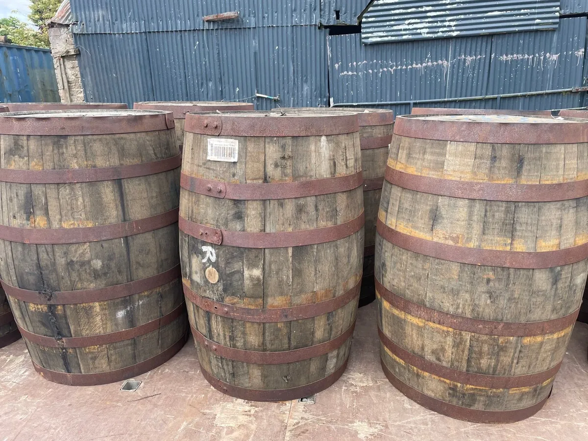 500L whiskey barrels ice bath 130cm high - Image 3