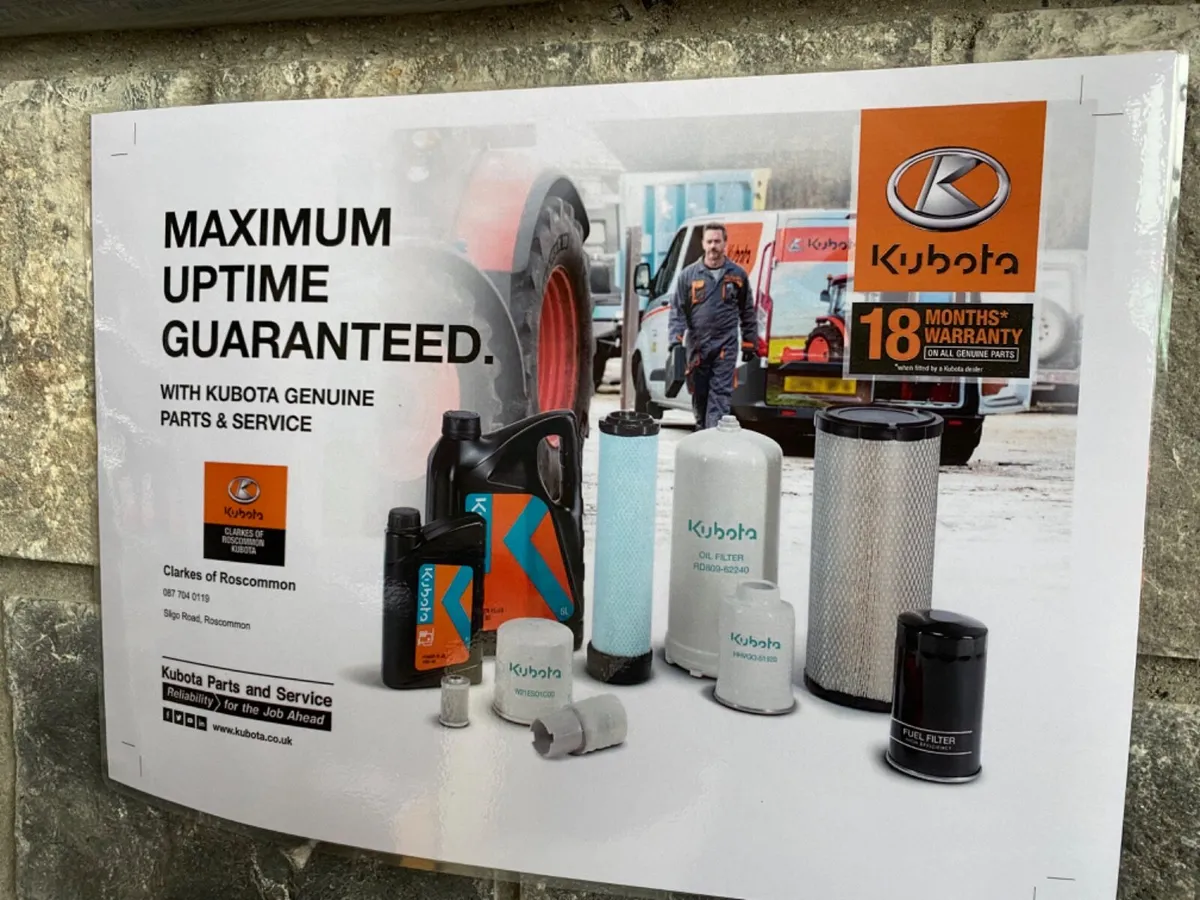 Kubota Service Kit BX/GR/G/TG - Image 3