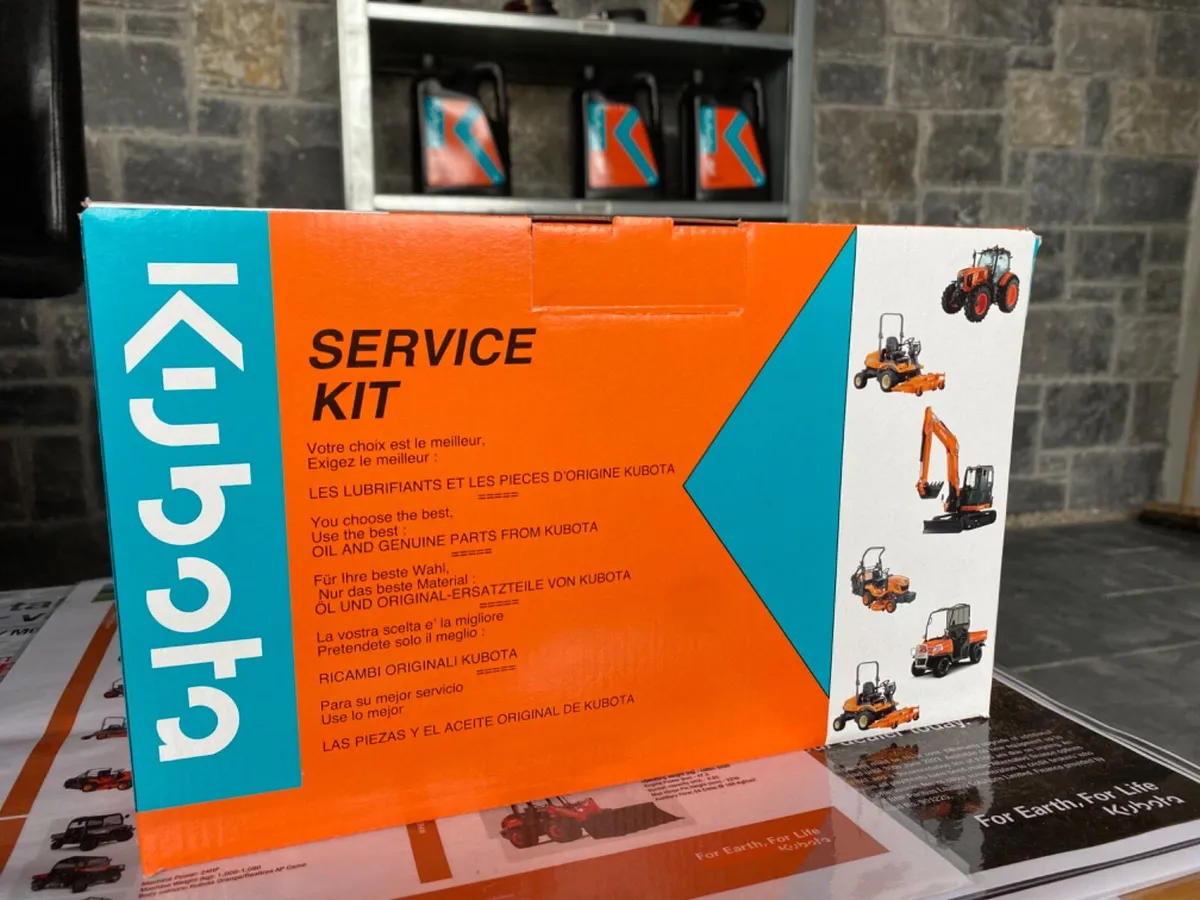 Kubota Service Kit BX/GR/G/TG - Image 1