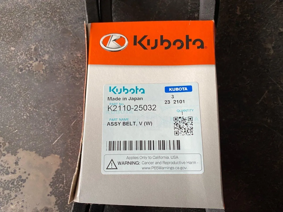 Kubota G21 PTO belts - Image 2