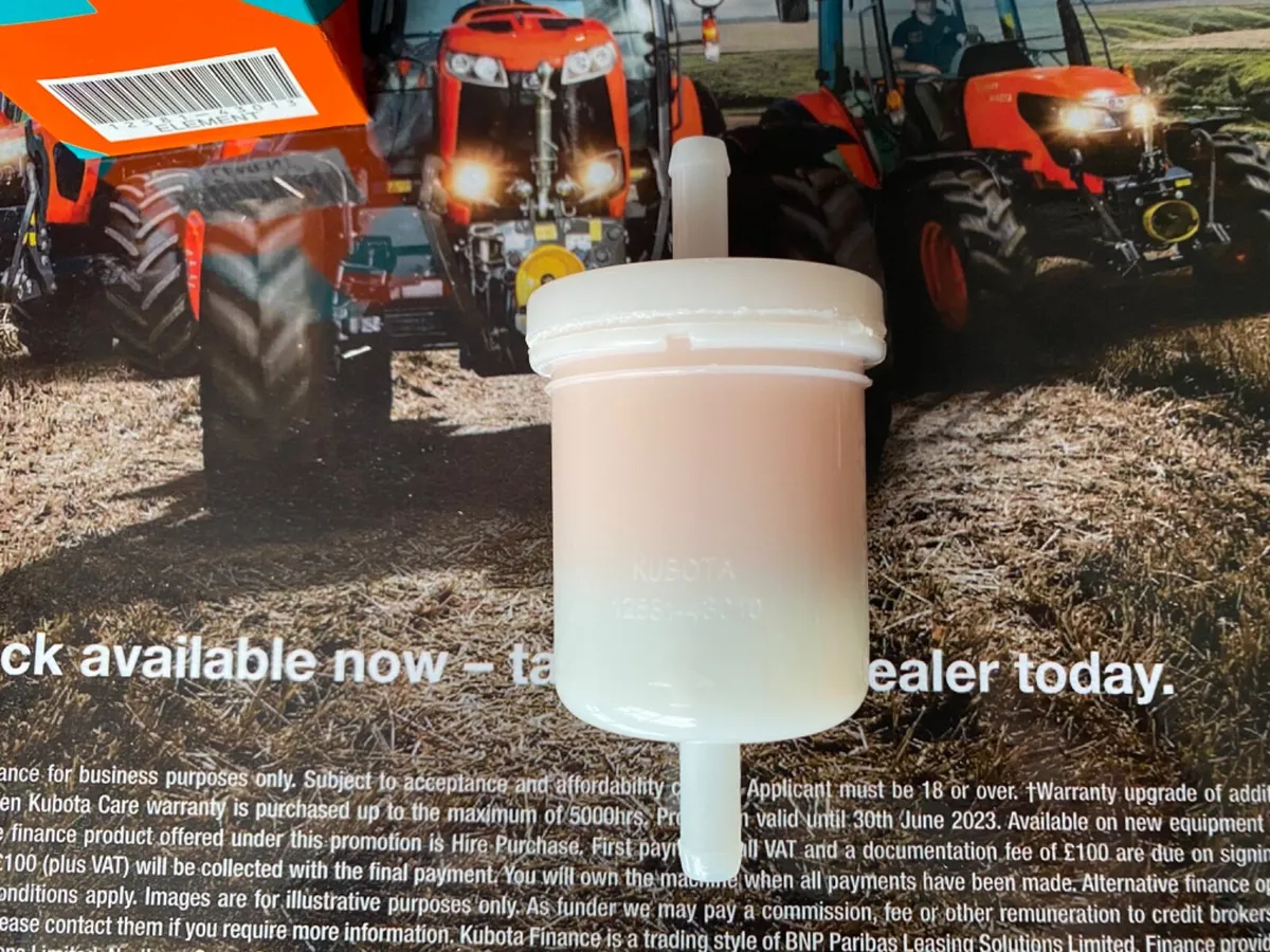 Kubota In Line Fuel Filter - Image 3